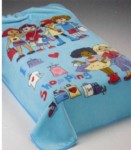 210 160x220 blue modrá deka deka