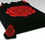 234 220x240 black čierna deka