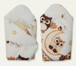 Zavinovačka hladká 80x80 potlač beige béžová K sova