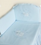 PS 3D 100x135 40x60 180x40 Výš. blue modrá K macko na vankúšiku