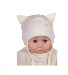 Čiapka WJ-Cz004 viazanie Mačička beige béžová 40 42 44