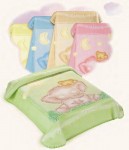 535 110x140 green zelená deka