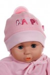 Čiapka WJ-Cz128 viazanie Happy pink ružová 36 38 40 42 44