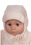 Čiapka Z-Cz053 viazanie Zima ivory maslová 36 38 40 42 44 46