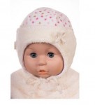 Čiapka Z-Cz054 viazanie Milka white biela 36 38 40 42 44 46