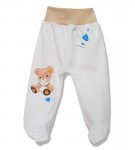 Polodupačky HX potlač white biela 56