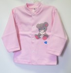 Kabátik HX potlač pink ružová 56