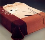 191 220x240 burgundy bordová deka