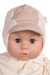 Čiapka WJ-Cz069 viazanie Car f Boys ivory maslová 36 38 40 42 44