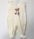 Dupačky bavlna sieťotlač beige béžová 56