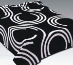 237 220x240 black čierna deka