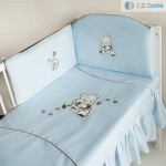 PS 3D 90x130 40x60 180x40 Výš. blue modrá K macko s labkami