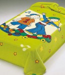 186 160x220 green zelená deka