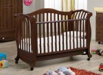 Boston baby bed postieľka dark walnut tmavý orech