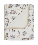 070 80x90 bavlna + mikro vyteplenie green zelená deka