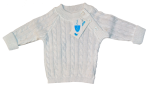Svetrík JN 02K pletený white biela Baby 62