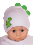 Čiapka Cr-Cz066 Dino white biela  34 36 38 40 42