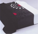 227 220x240 black grey čierna šedá deka