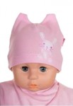 Čiapka Cr-Cz037 Zajko pink ružová 34 36 38 40 42