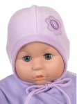 Čiapka WJ-Cz026b viazanie Paulinka lillac fialová 36 38 40 42 44