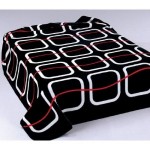 225 220x240 black čierna deka