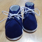 Topánky kojenecké BL02 blue tmavá modrá veľ.09