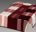 260 220x240 burgundy bordová deka