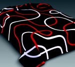 241 160x220 black čierna deka