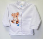 Kabátik HX potlač white biela 62