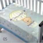 042 Luxury Plus 80x110 05 blue modrá deka