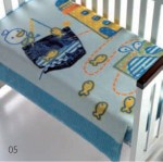 055 Magic Baby 80x110 05 blue modrá deka