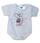 Body krátky rukáv HX potlač blue modrá 56