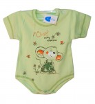 Body krátky rukáv HX potlač green zelená 56