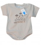 Body krátky rukáv HX potlač grey šedá 56