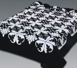 248 220x240 black čierna deka