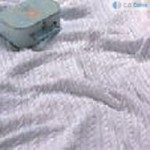 813 Lluvia 80x90 01 white biela deka