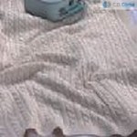 813 Lluvia 80x90 02 ecru svetlokrémová