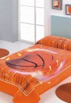 187 twins 160x220 03 orange oranžová deka