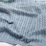 813 Lluvia 80x90 05 blue modrá deka