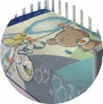 280 luxury plus 110x140 05 blue modrá deka