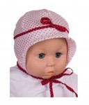 Čiapka L-Cz057 viazanie pink ružová 36 38 40 42 44