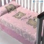 827 Luxury plus 80x110 04 Pink ružová deka