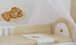Ochranné hniezdo 180x30 Výš. beige béžová g spací macko 09