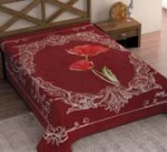 5186 160x220 27 red červená deka