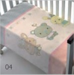 045 Piccola 80x110 04 Pink ružová deka