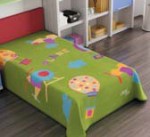 5566 160x220 03 green zelená deka