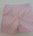 Krátke nohavice HX 64 pink ružová bodky 68