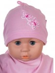 Čiapka Cr-Cz057 Motýliky pink ružová 34 36 38 40 42