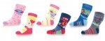 Ponožky bavlnené ABS farebné SK-02 M vzorované