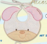 Podbradník Midii 052 bavlna výšivka rub PU beige béžová